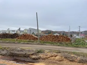 浦幌町にてペレット工場の見学