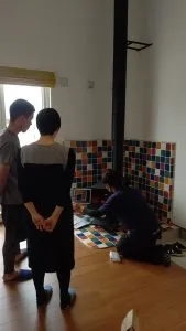 真狩村にて薪ストーブ設置！！