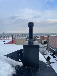 札幌市にて国産薪ストーブMD140Ⅲを設置しました！